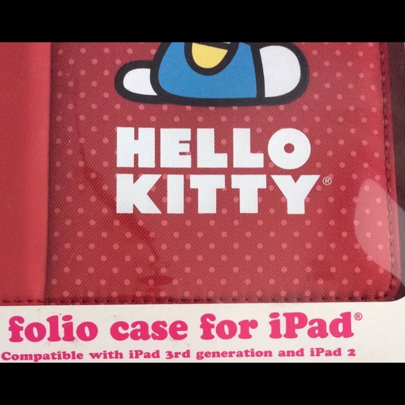 Adorable Hello Kitty iPad cover kick stand protect - Picture 5 of 6
